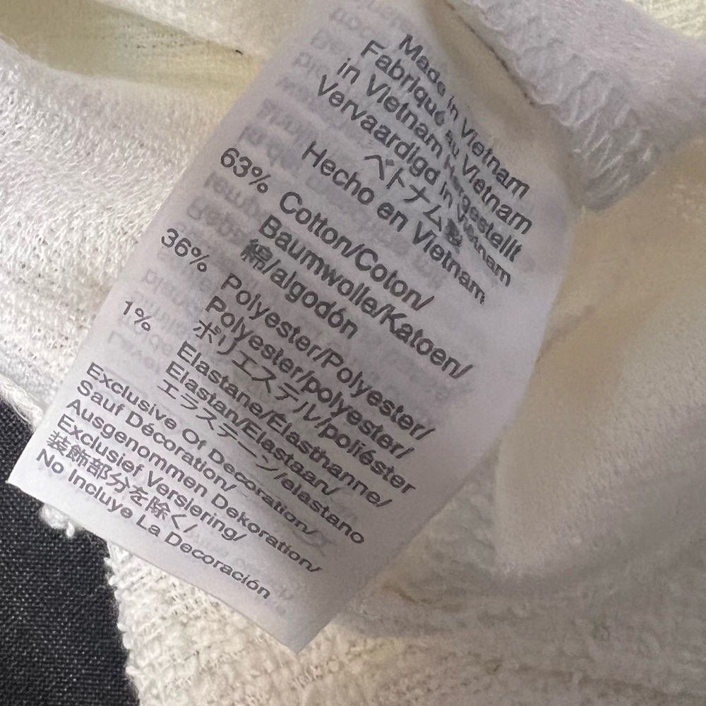 J. CREW White Textured Sleeveless Shell Top - Picture 5 of 6